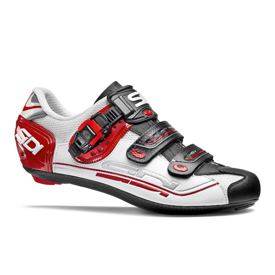 sidi white cycling shoes