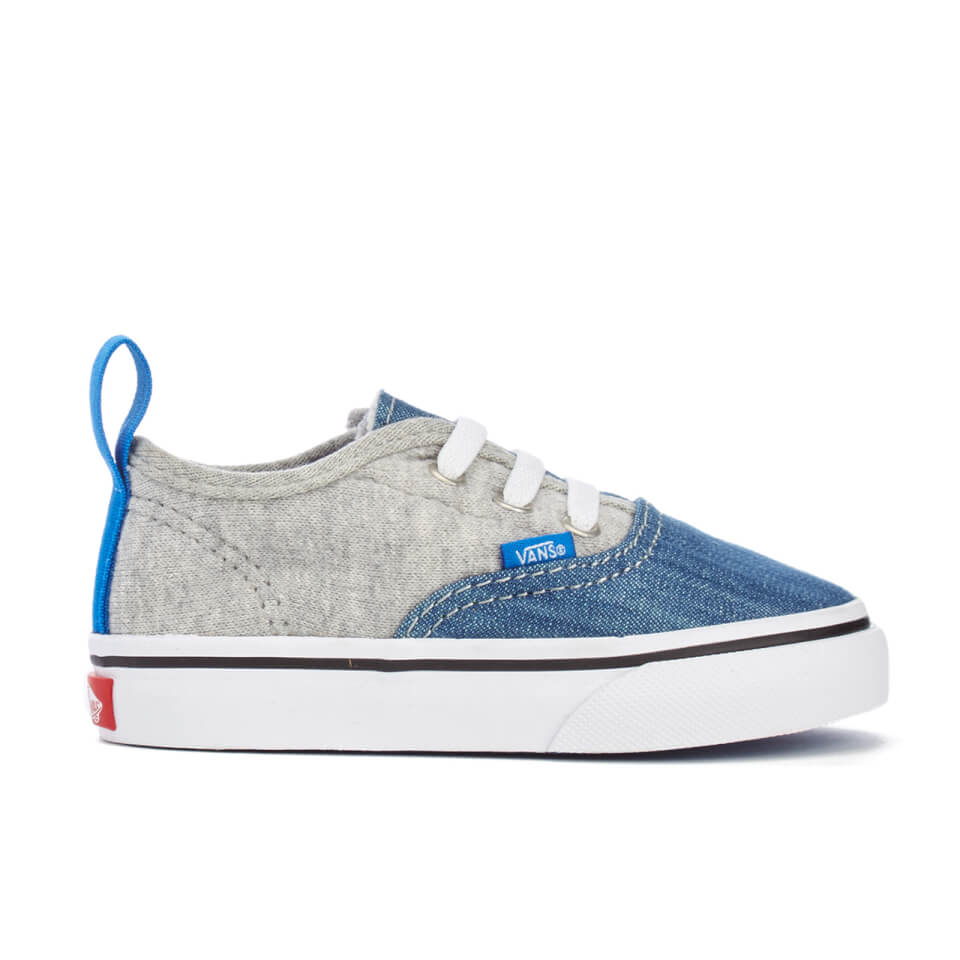 Vans Toddlers Authentic V Lace Jersey Denim Trainers vans toddlers authentic v lace jersey denim trainers
