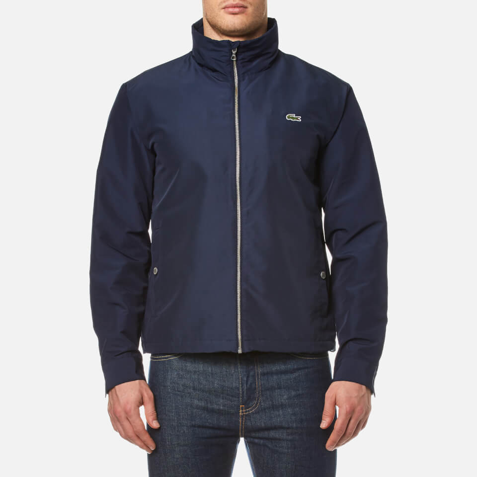 Lacoste Men's Zipped Rain Jacket - Navy - Free UK Delivery over £50