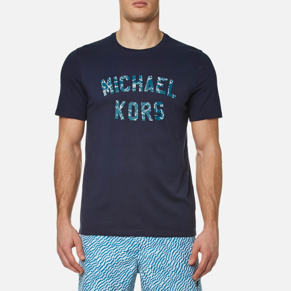 Michael Kors Men's Graphic Michael Kors Logo T-Shirt - Midnight ...