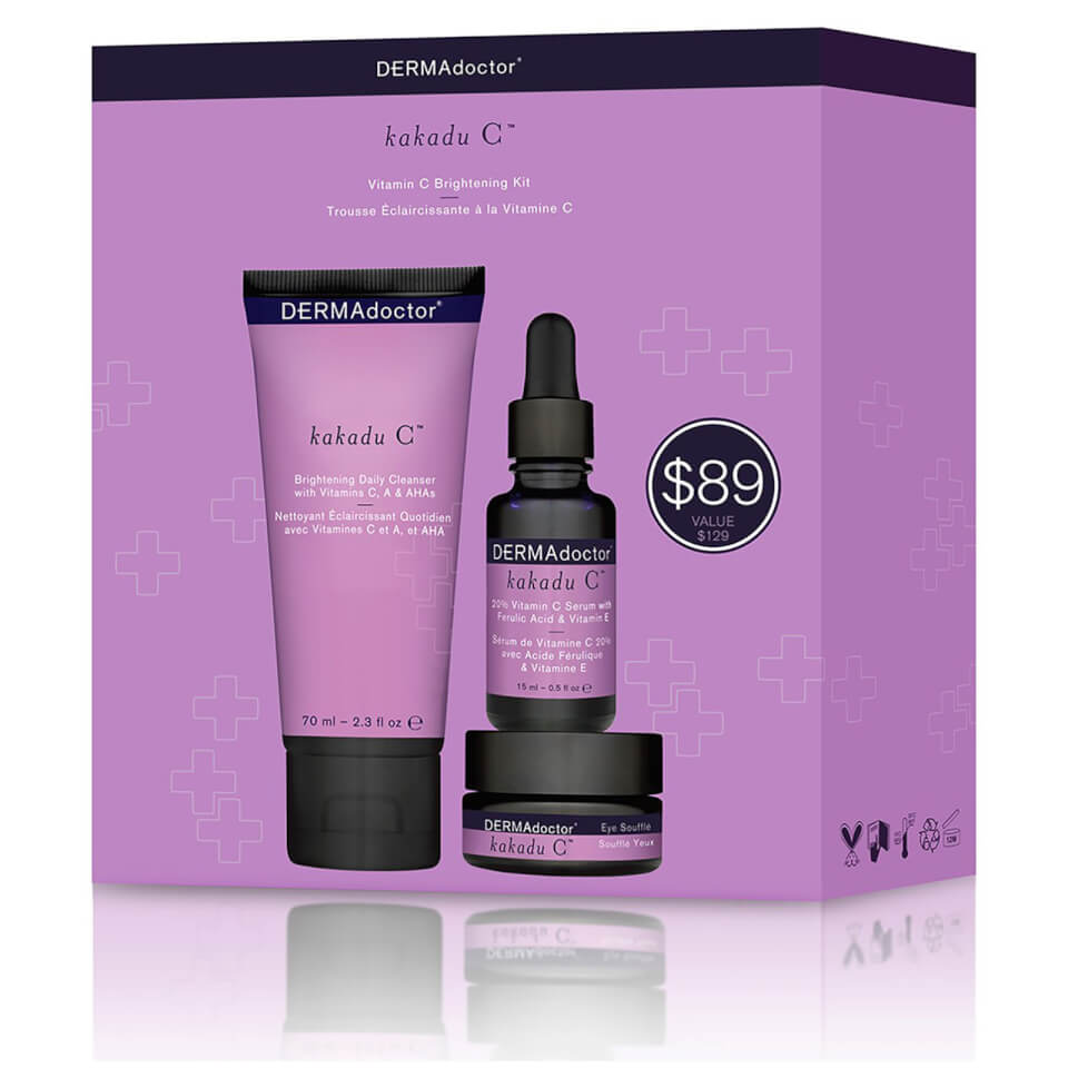 Dermadoctor Kakadu C Vitamin C Brightening Kit Worth 129 00 Skinstore