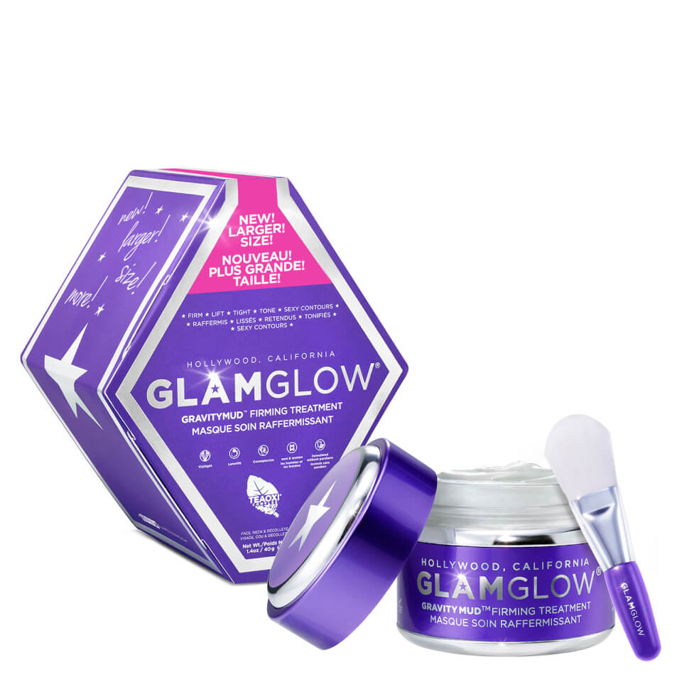 GLAMGLOW Gravitymud Mask 50g  Free Shipping  Lookfantastic
