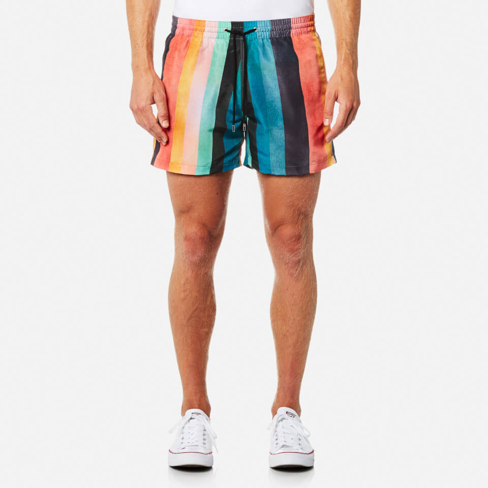 paul smith artist stripe swim shorts