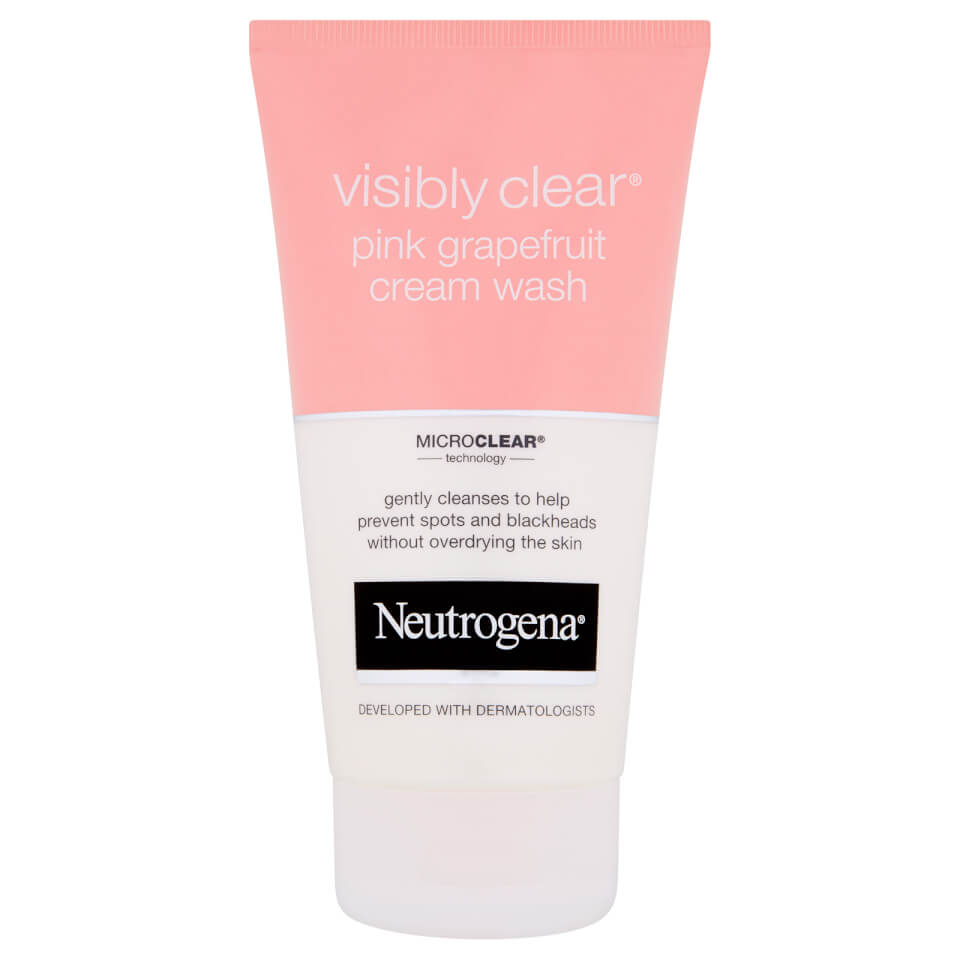 Neutrogena Visibly Clear Pink Grapefruit Cream Wash 150ml ...