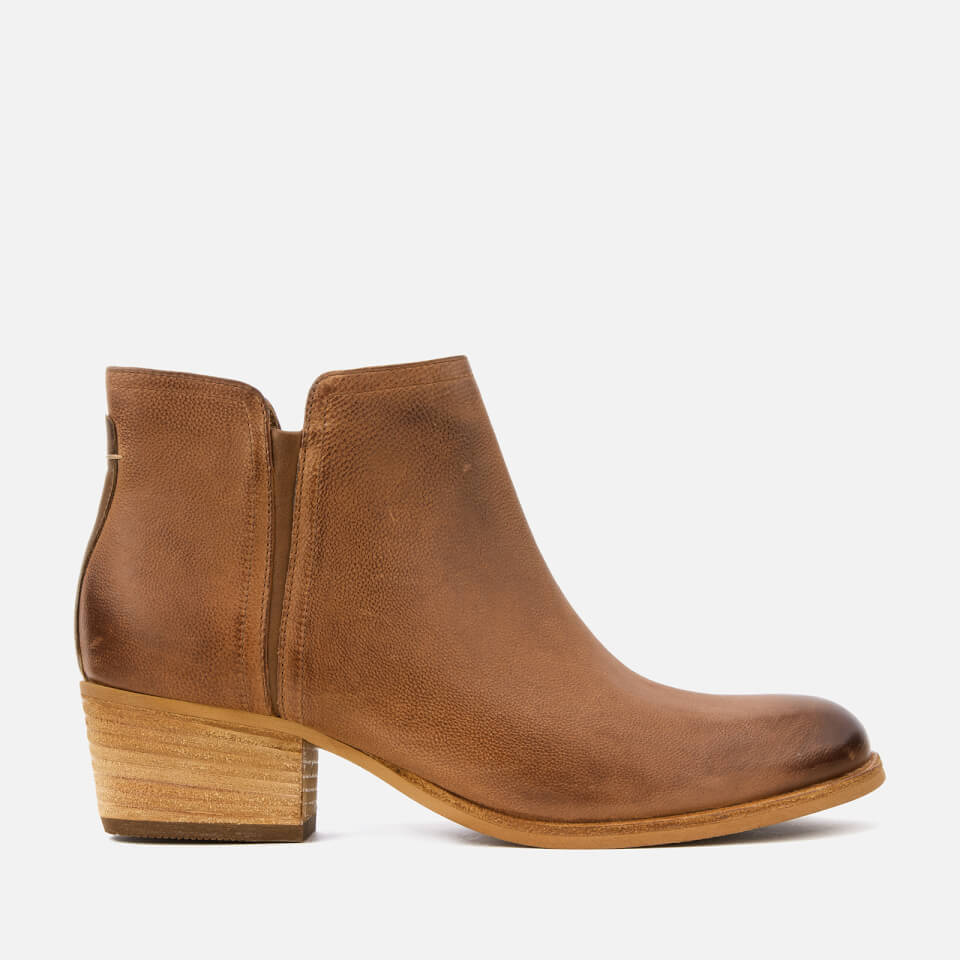 Clarks Women s Maypearl Ramie Leather Ankle Boots Dark Tan Womens 