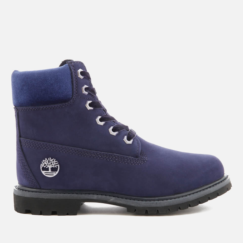 timberland velvet collar boot