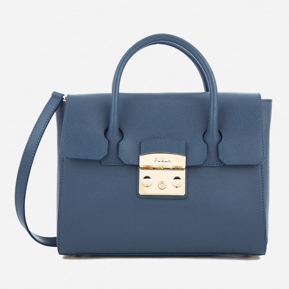 Furla Women's Metropolis Small Satchel Bag - Blue