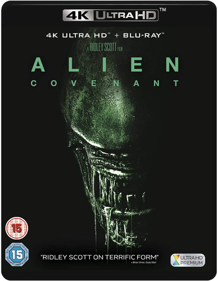 Alien Covenant 4k Ultra Hd Includes Uv Copy Blu Ray Zavvi Uk