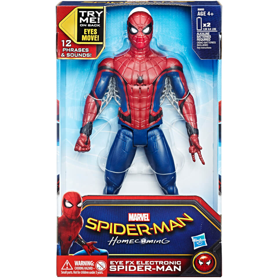 Marvel Spider Man Homecoming Eye Fx Electronic Spider Man Action