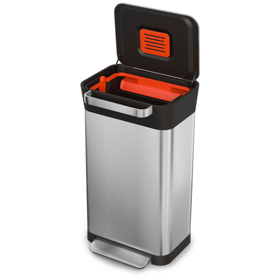 Joseph Joseph Titan Trash Compacting Bin Stainless Steel