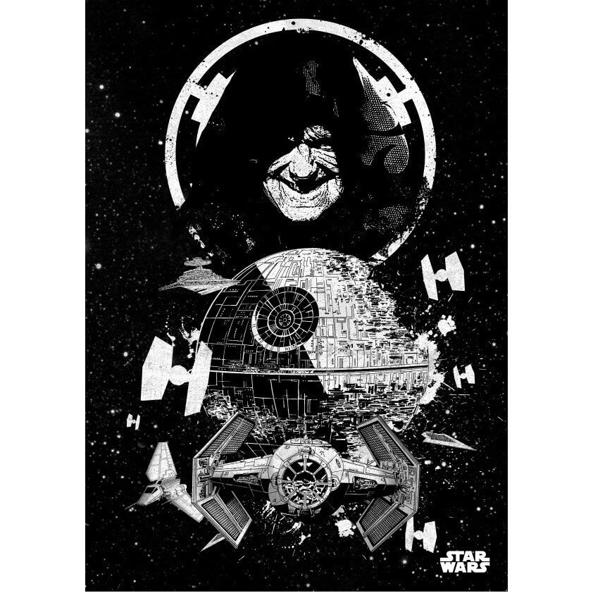 Star Wars Metal Poster Star Wars Pilots Death Star 68 X 48cm