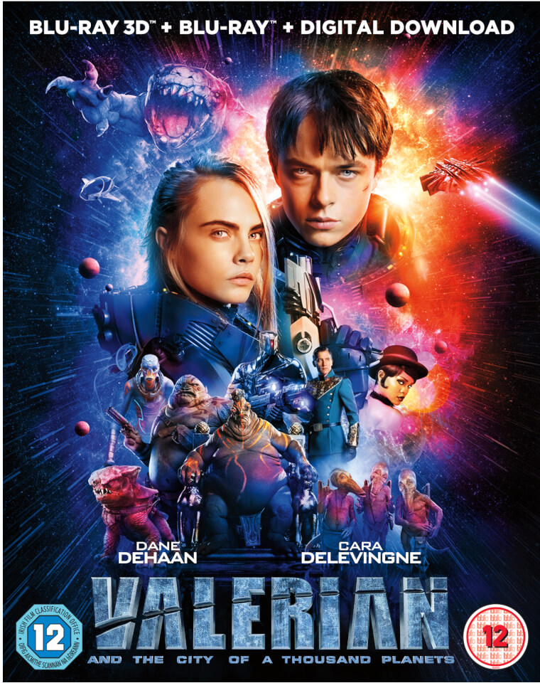 Valerian And The City Of A Thousand Planets 3d Includes 2d