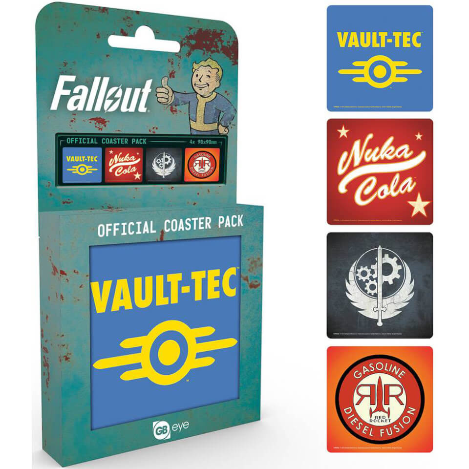 Fallout 4 Mix Coaster Pack Merchandise Zavvi UK