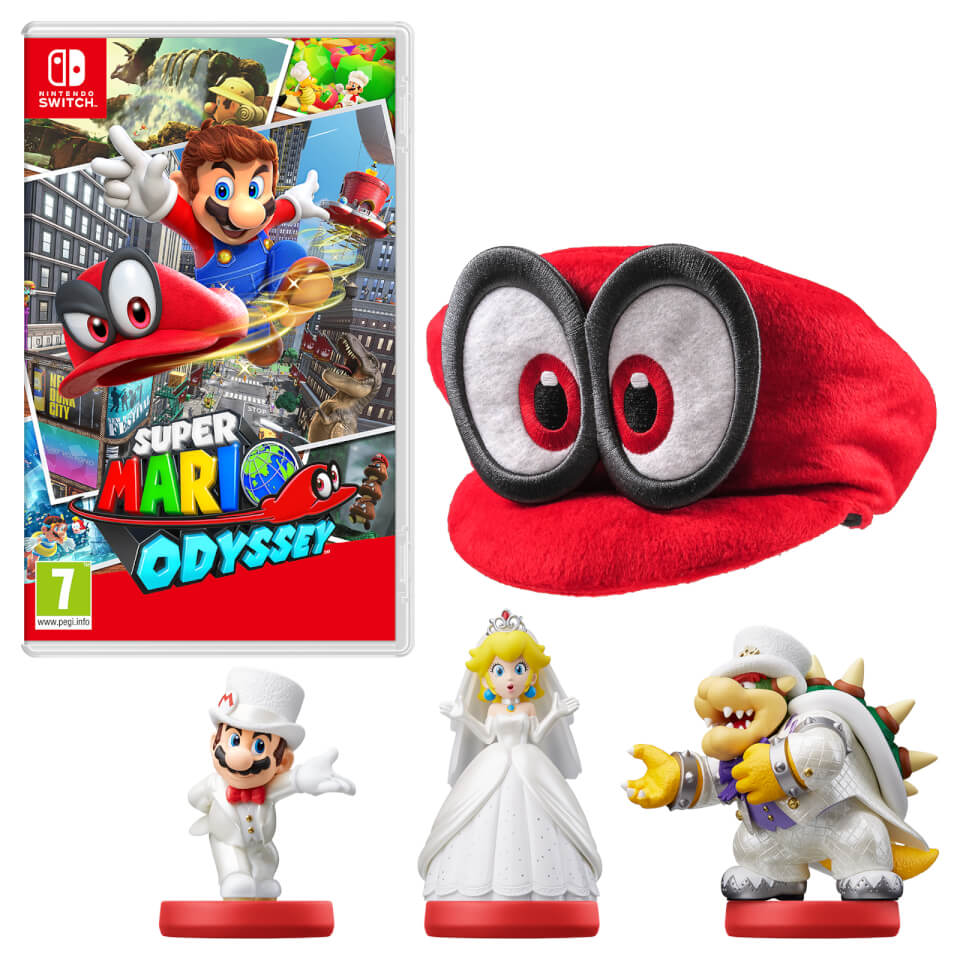 Super Mario Odyssey + Cappy Hat amiibo Pack | Nintendo Official UK Store