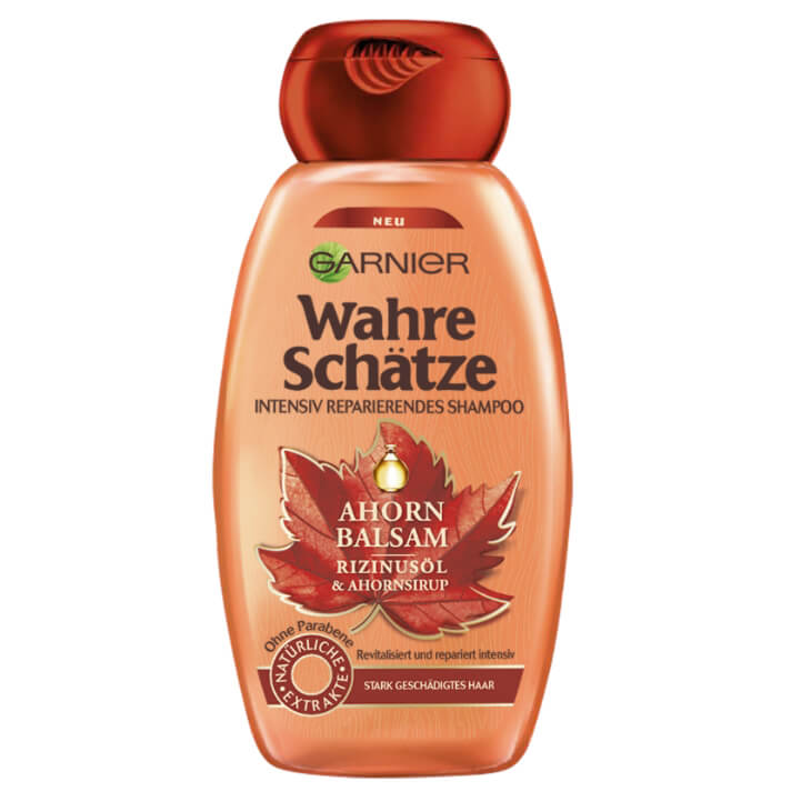 garnier wahre schatze shampoo ahorn balsam