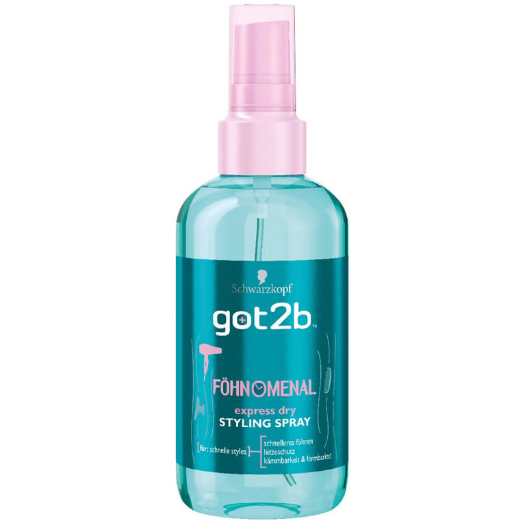 schwarzkopf got2b fohnomenal express dry styling spray