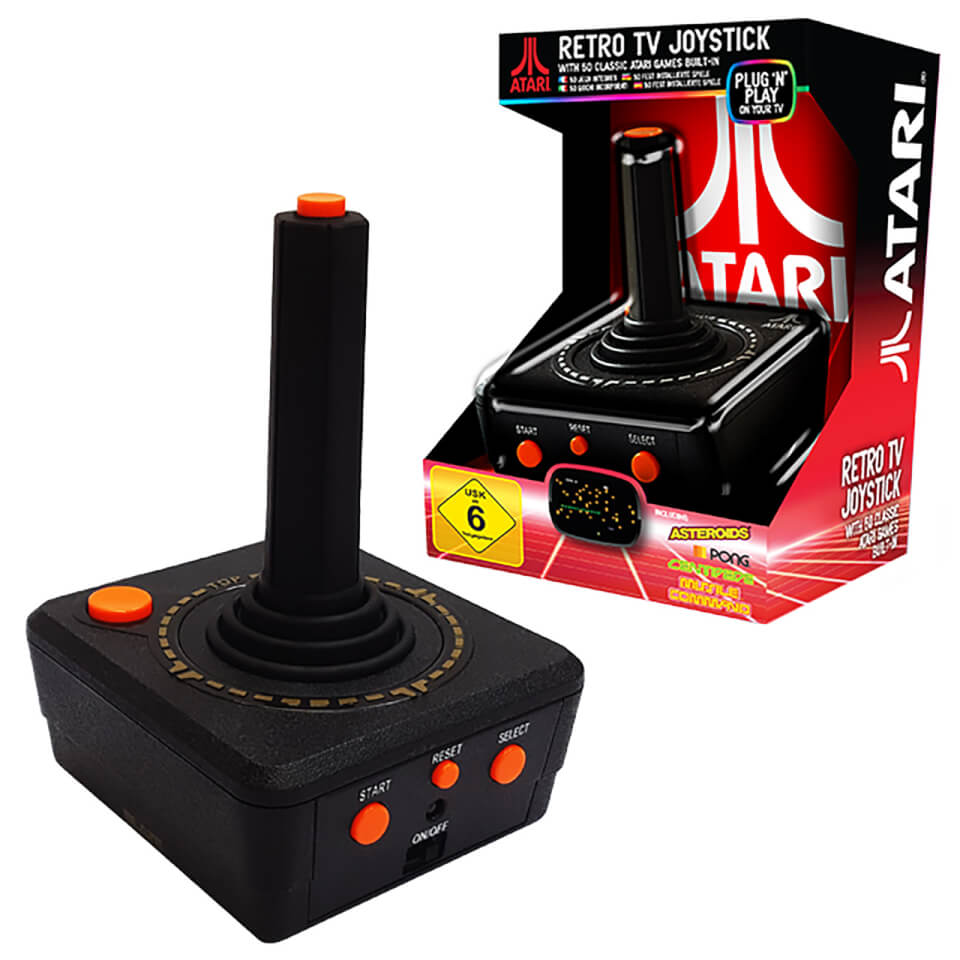 BLAZE Atari 'Retro' TV Plug and Play Joystick Games Zavvi UK