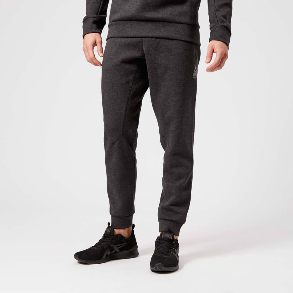 Reebok Men's CrossFit Double Knit Joggers Black Sports & Leisure