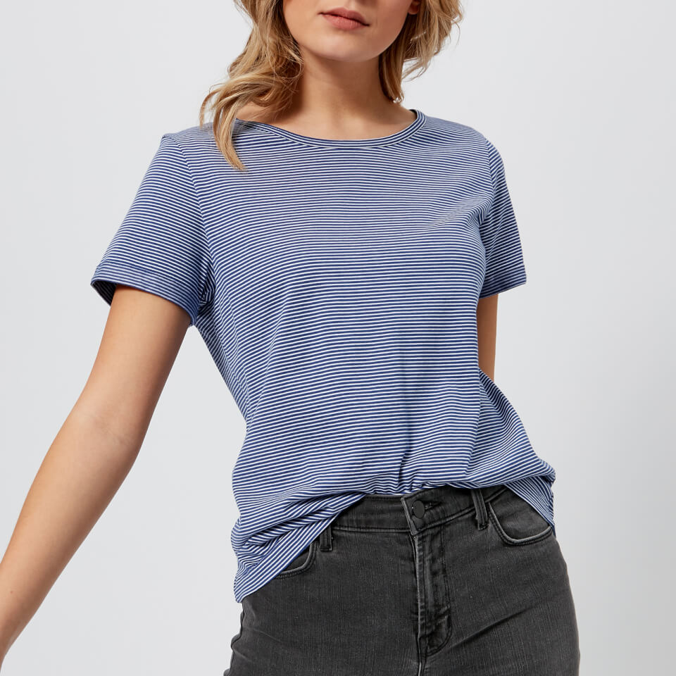 A.P.C. Women's Oma T-Shirt - Bleu Fonce - Free UK Delivery over £50
