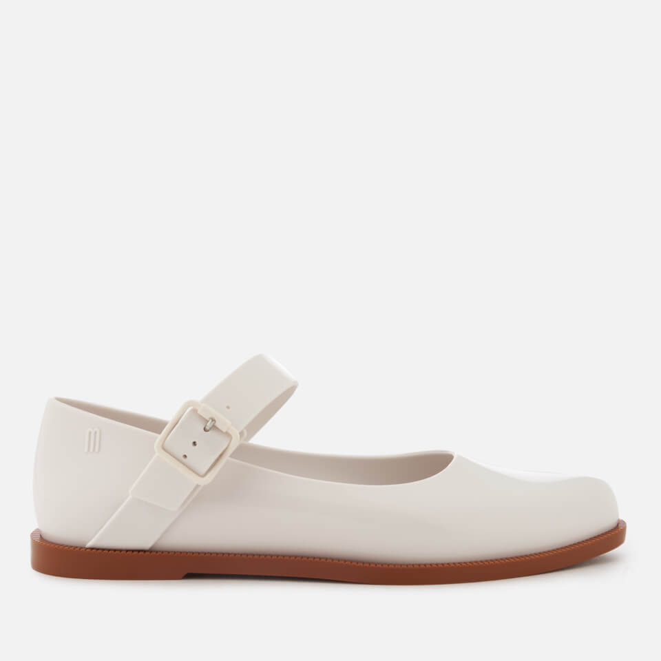 Melissa Women's Mary Jane Flat Shoes - White Contrast ...