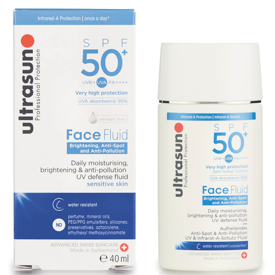 ultrasun face fluid spf 50