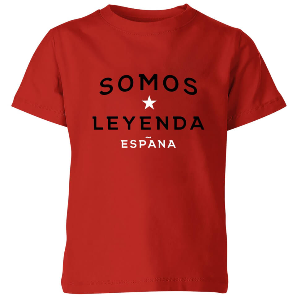 Somos Leyenda Kids' T-Shirt - Red - IWOOT UK
