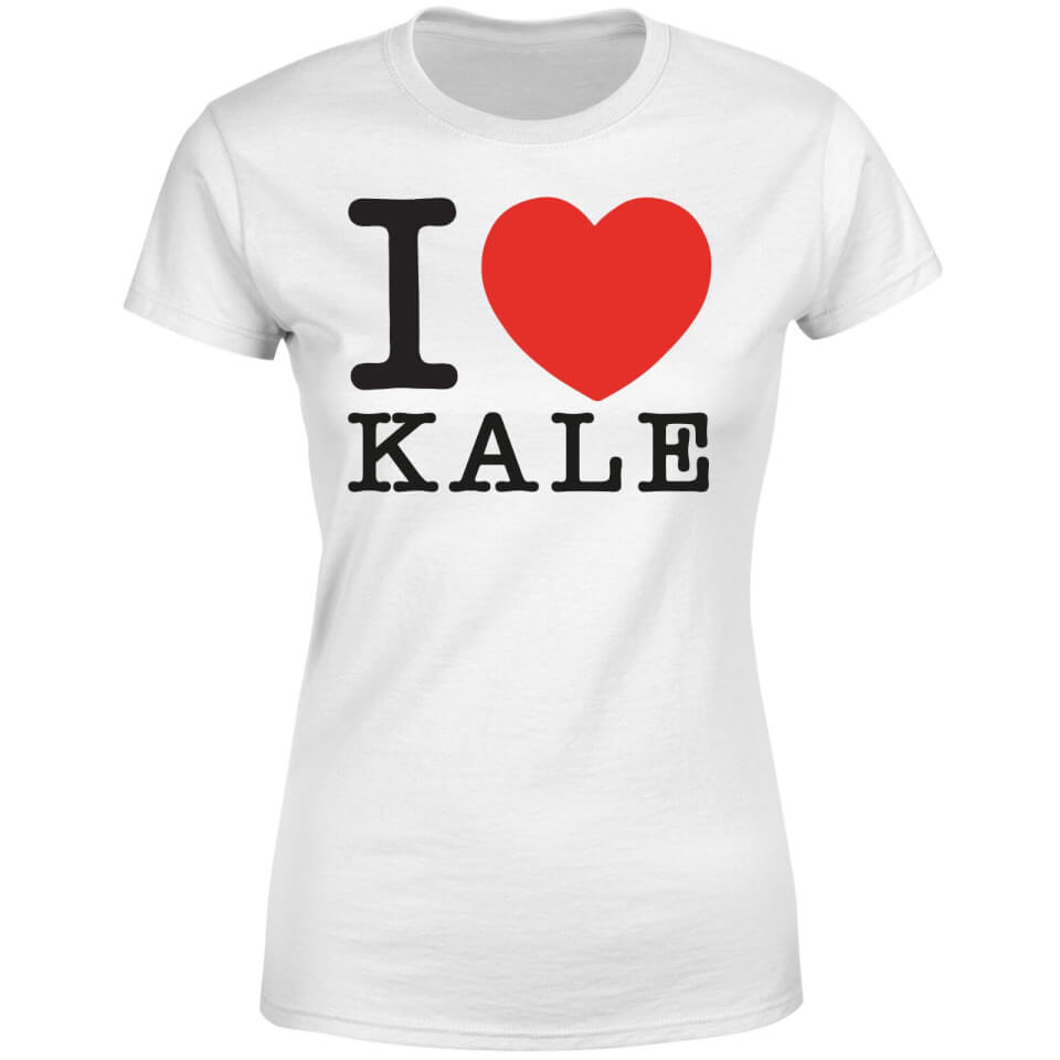 I Heart Kale Women's T-Shirt - White - IWOOT UK