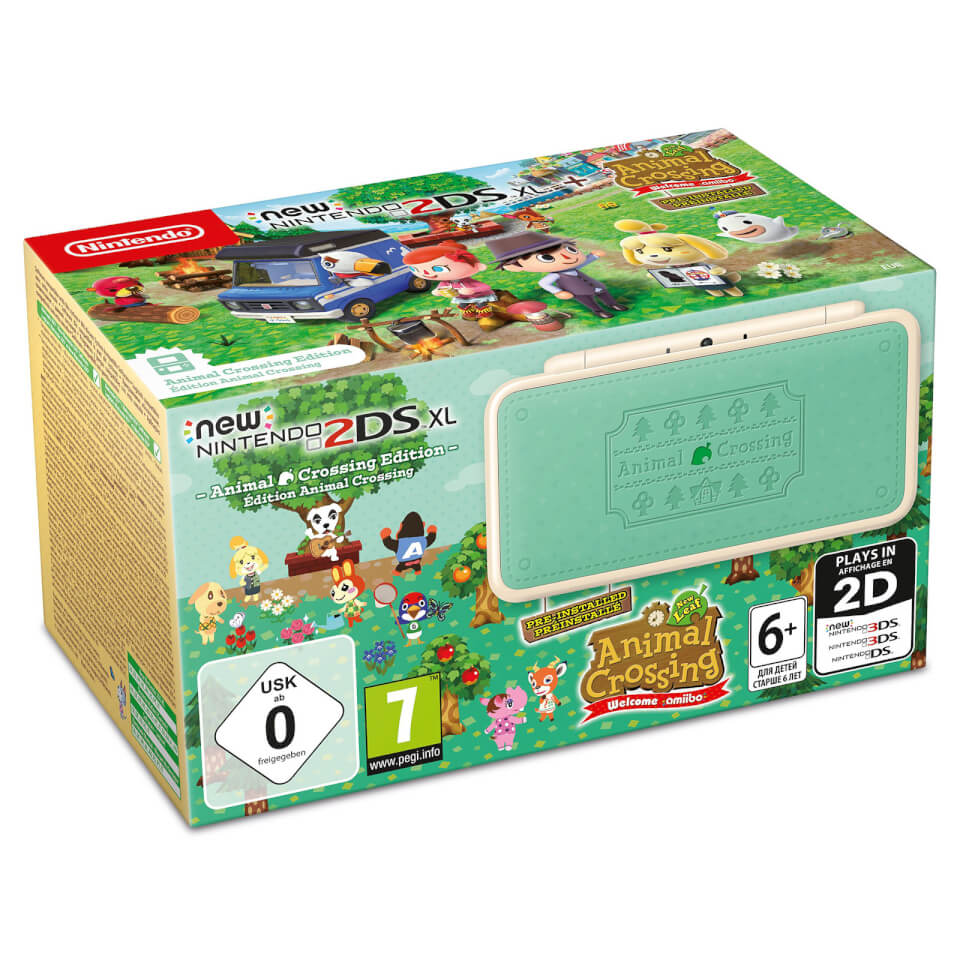 New Nintendo 2ds Xl Animal Crossing Edition Animal Crossing New Leaf Welcome Amiibo Nintendo Official Uk Store