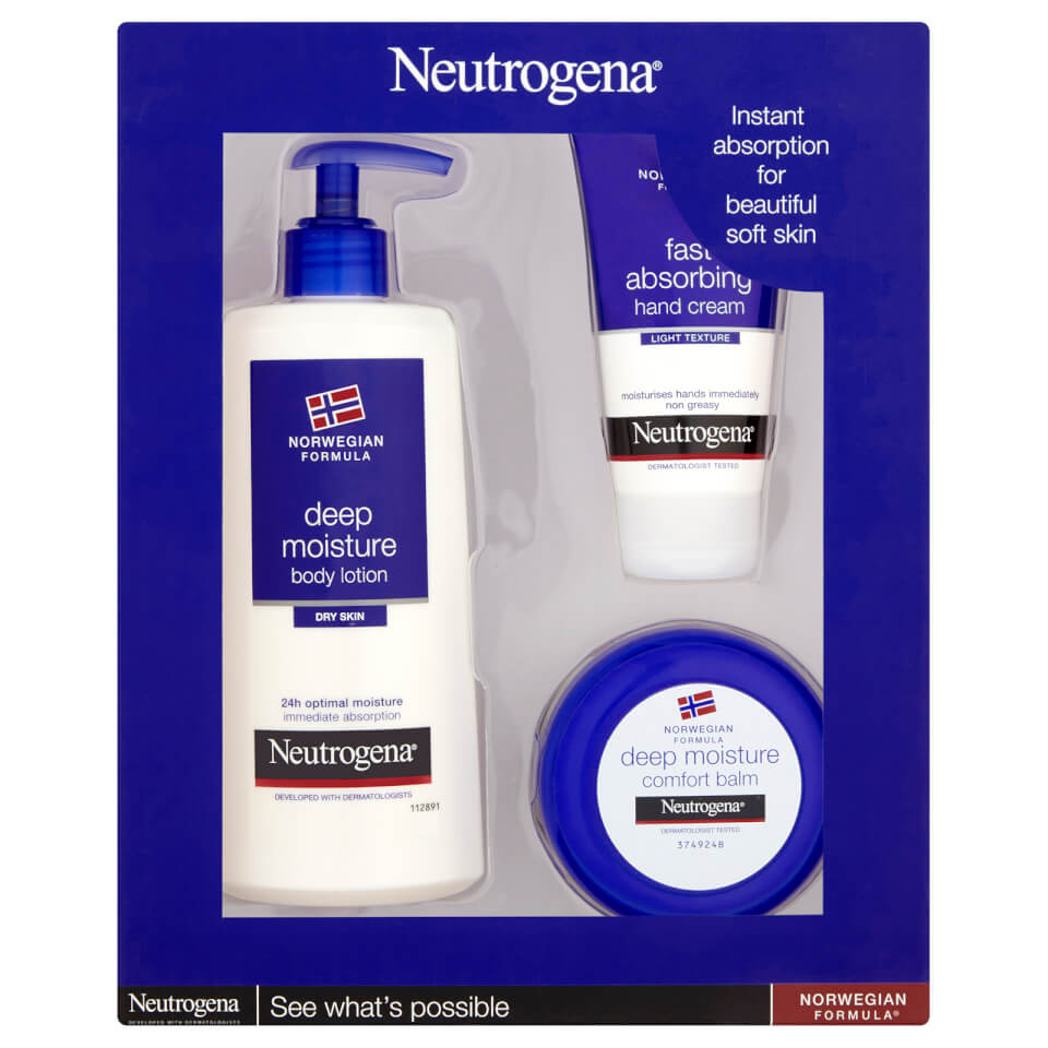 Neutrogena® Norwegian Formula Saving Bundle Deep Moisture Gift Set Neutrogena®