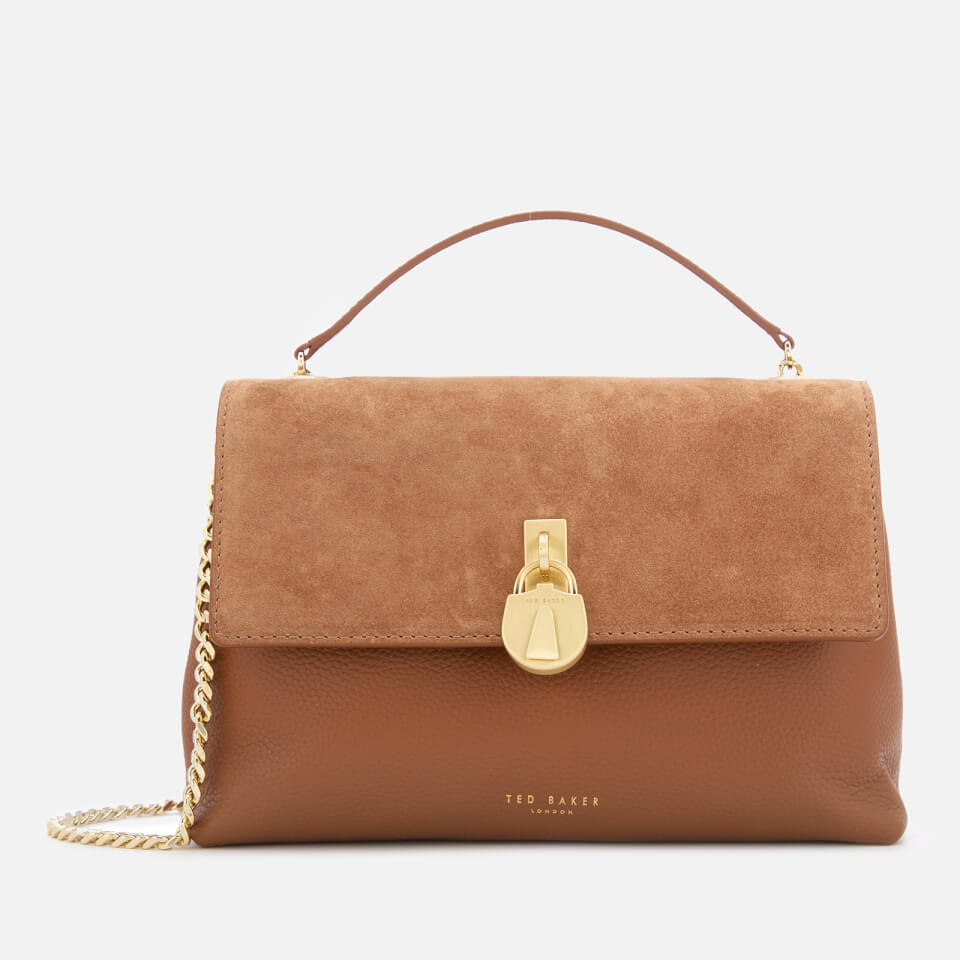 ted baker suede padlock cross body bag