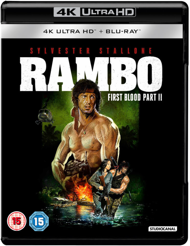 Rambo First Blood Part Ii 4k Ultra Hd Blu Ray Zavvi