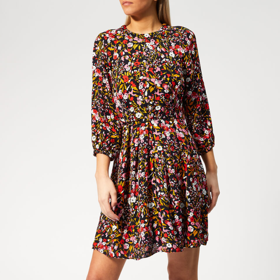 Whistles Women's Floral Meadow Print Dress Pink/Multi Womens Clothing