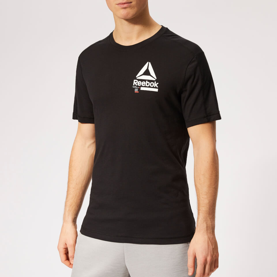 Reebok Men's Speedwick Move Short Sleeve T-Shirt - Black | TheHut.com