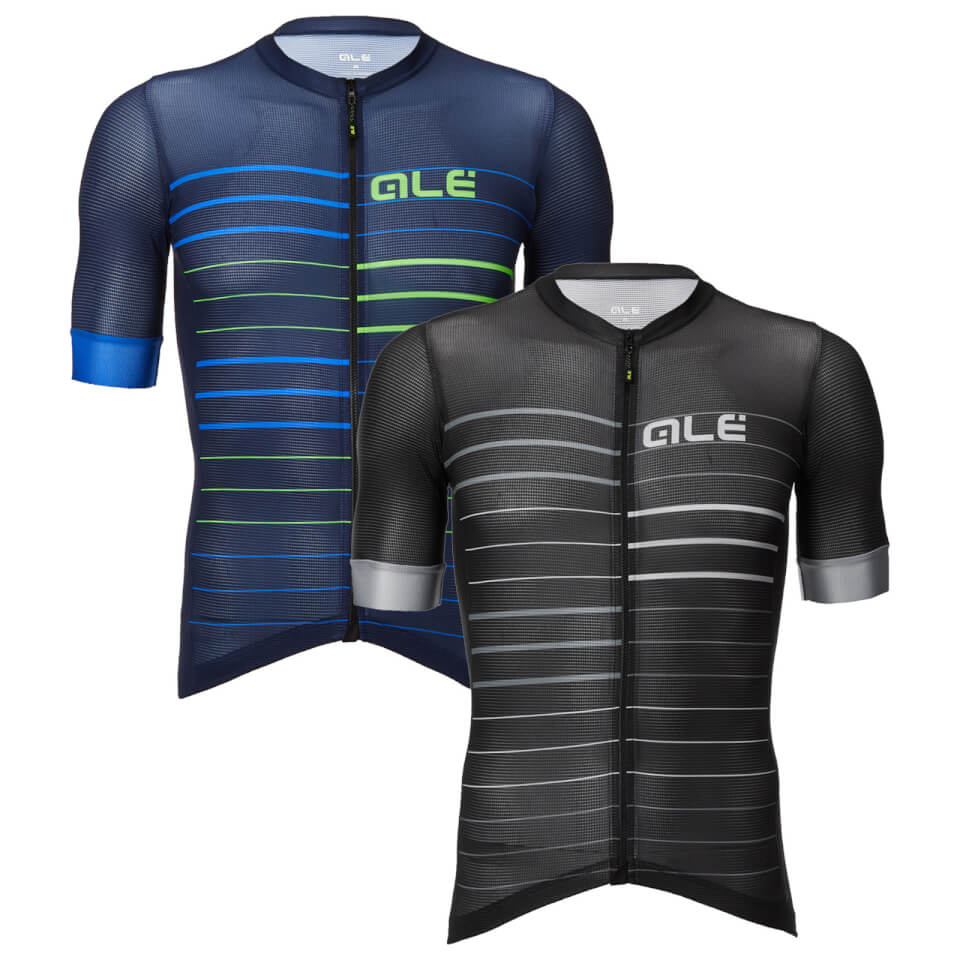 Alé - Solid Ergo | Trøjer Alé Cycling Solid Ergo Cykeltrøje Herrer, black-grey (2019) | Trøjer