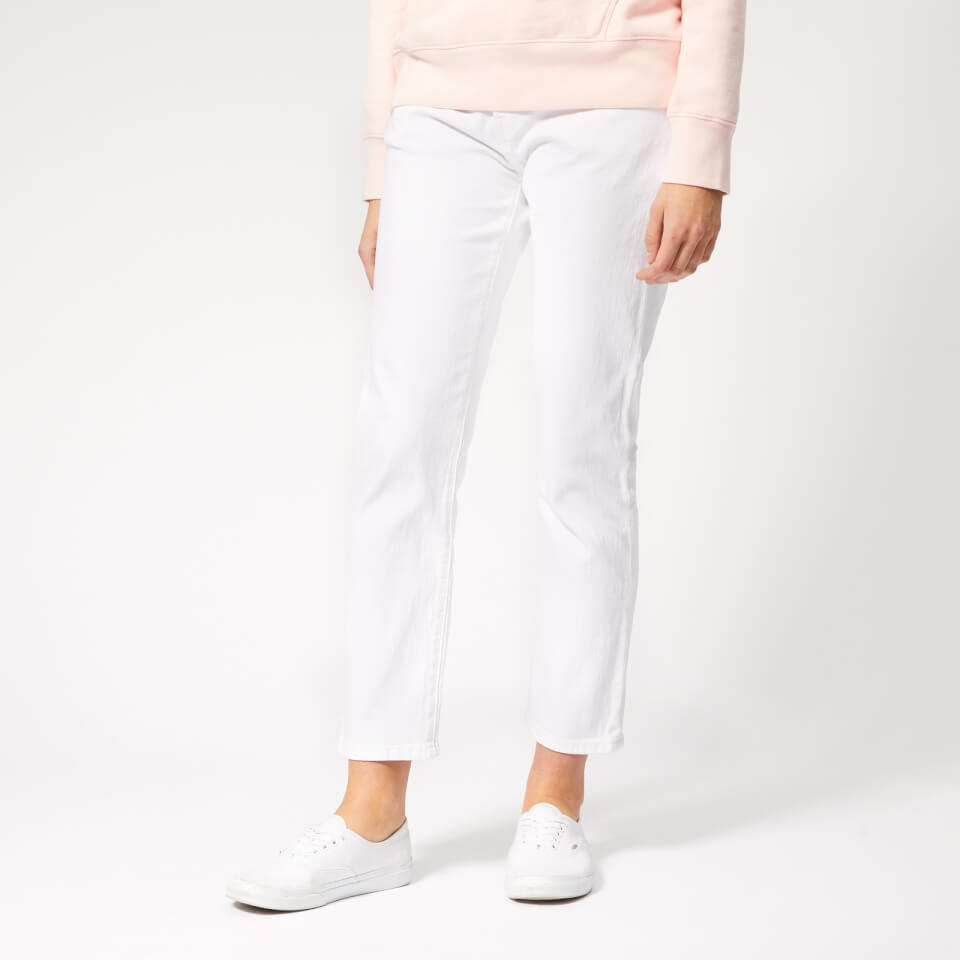 levis 501 crop white