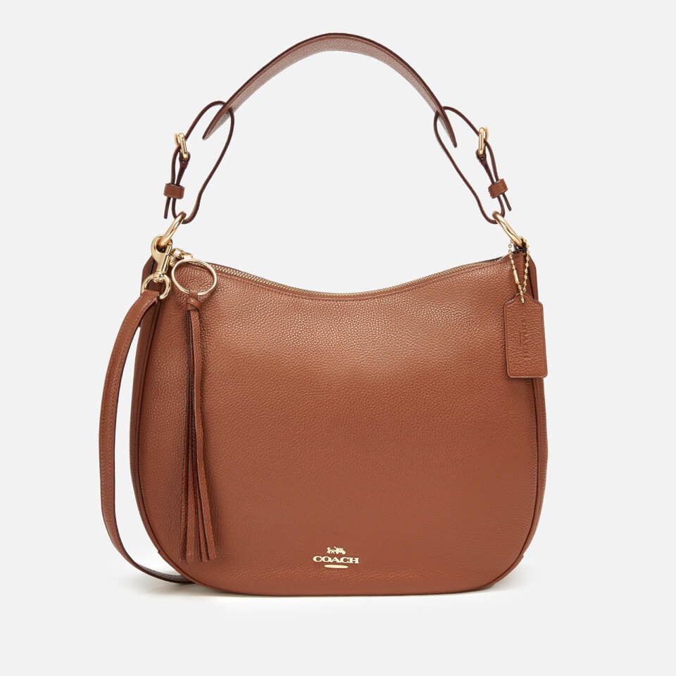 Coach Women&#39;s Polished Pebble Leather Sutton Hobo Bag - 1941 Saddle - Free UK Delivery Available