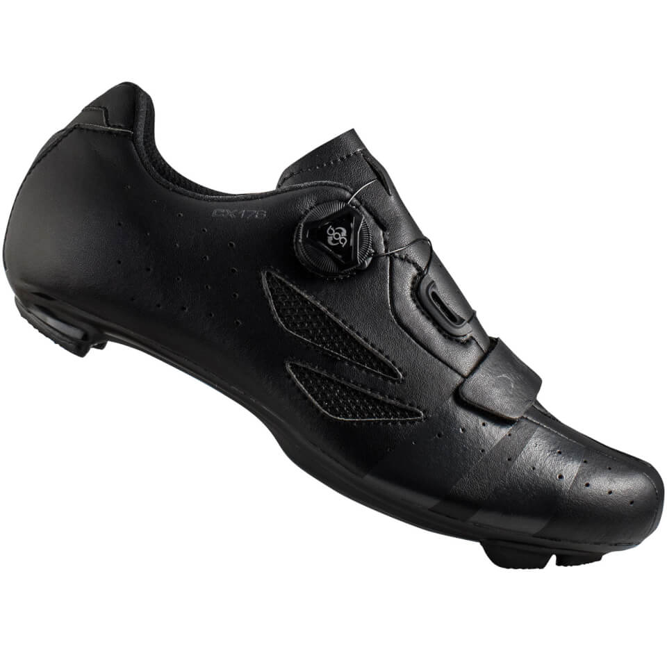 Lake - CX176 | Shoes and overlays Lake CX176 Road Shoes - Black/Grey | Shoes and overlays