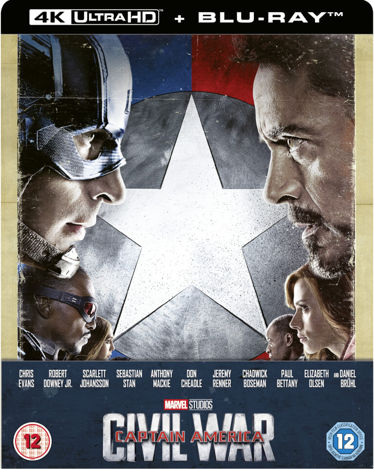 Captain America Civil War 4k Ultra Hd Includes 2d Blu Ray Zavvi
