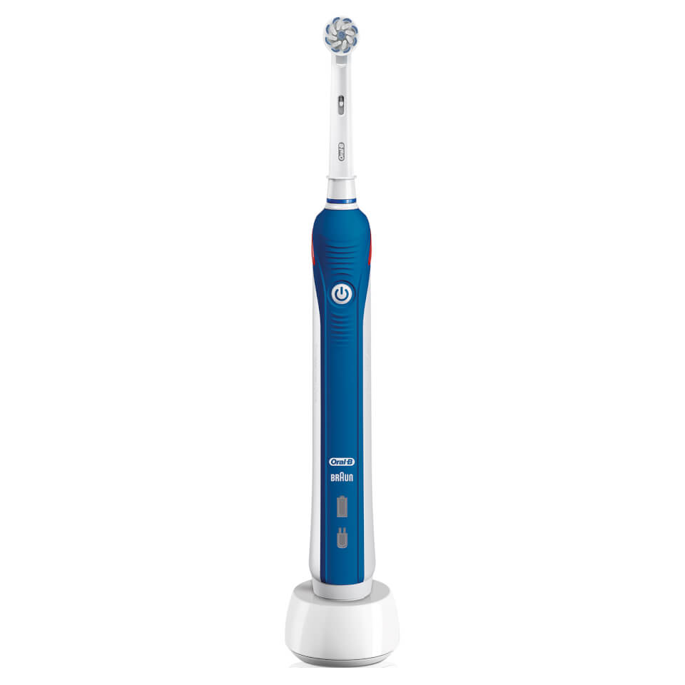 Oral B Pro 2 Sensi Ultrathin Power Handle Electric Toothbrush Blue Free Us Shipping Lookfantastic
