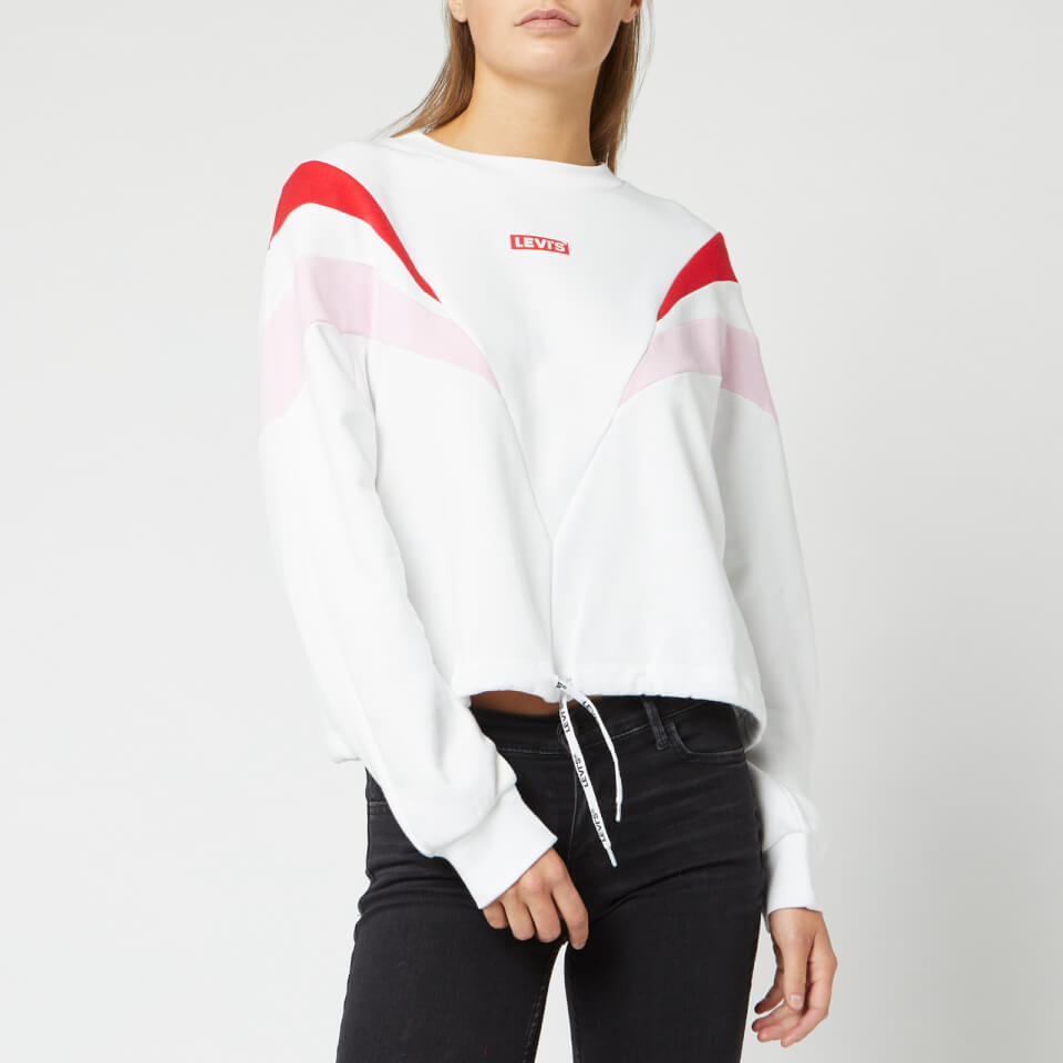 Levi S Women S Florence Crew Sweatshirt White Womens