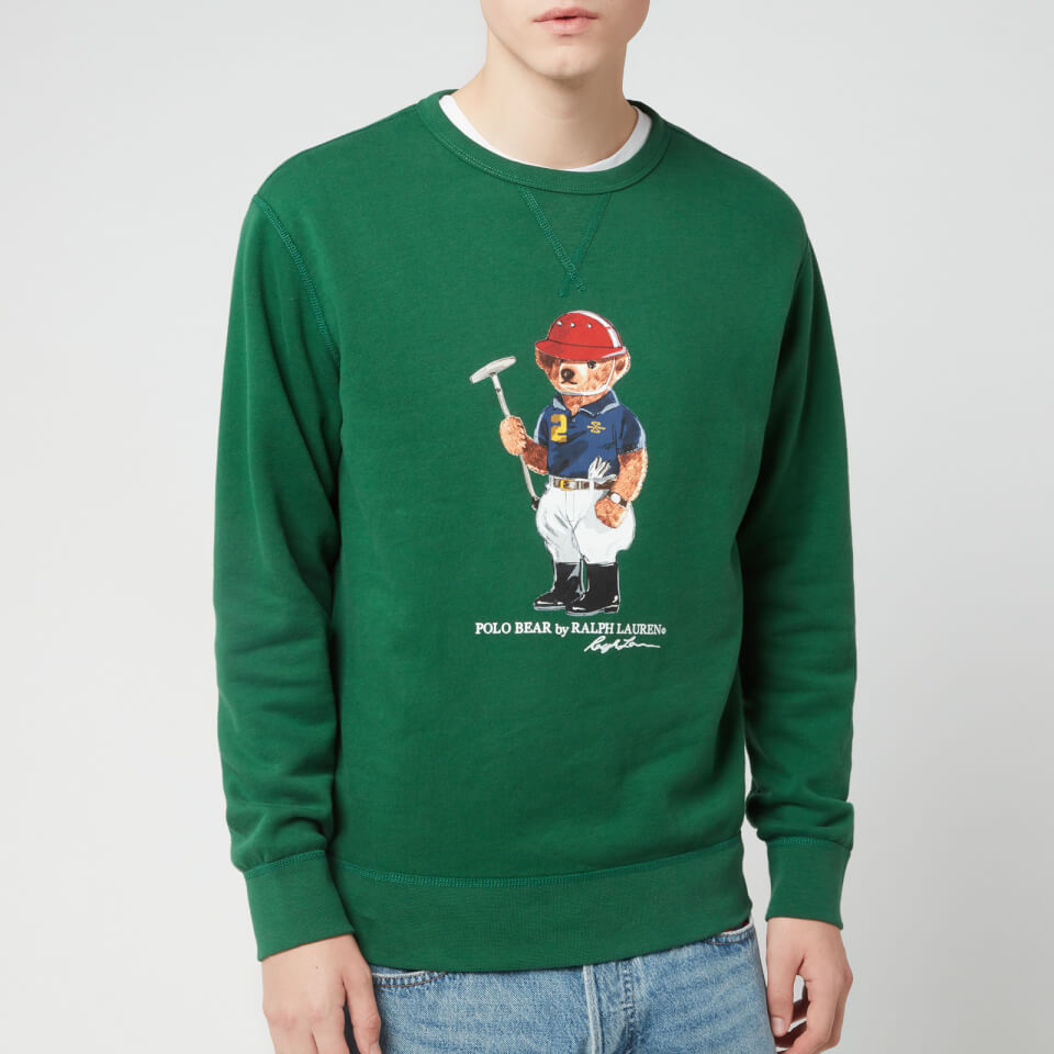 green polo bear sweater