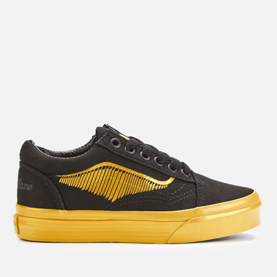 vans trainers kids gold