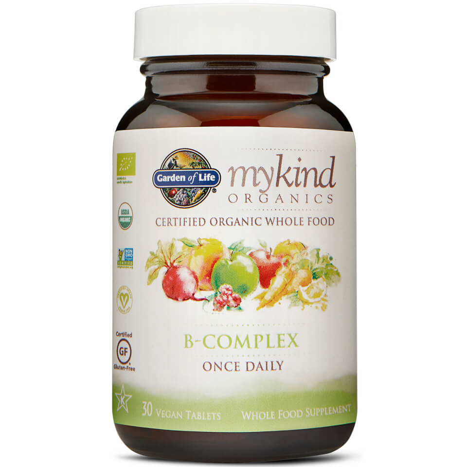mykind Organics Vitamin B Complex 30 Tablets Garden of Life UK