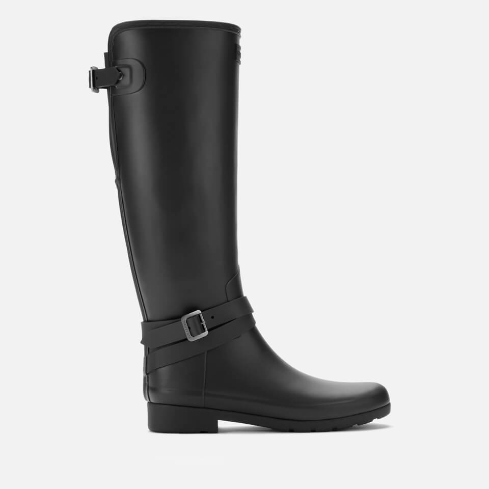 hunter ankle boots with heel
