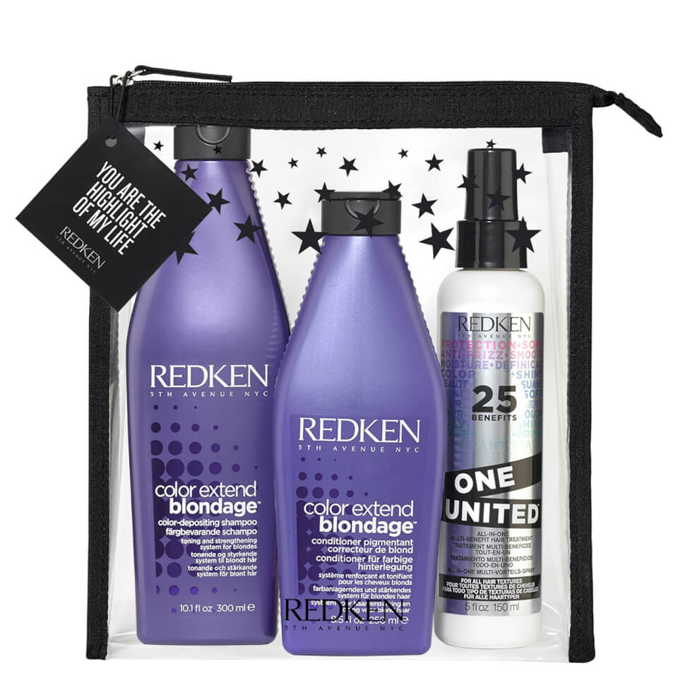 redken color extend blondage gift pouch
