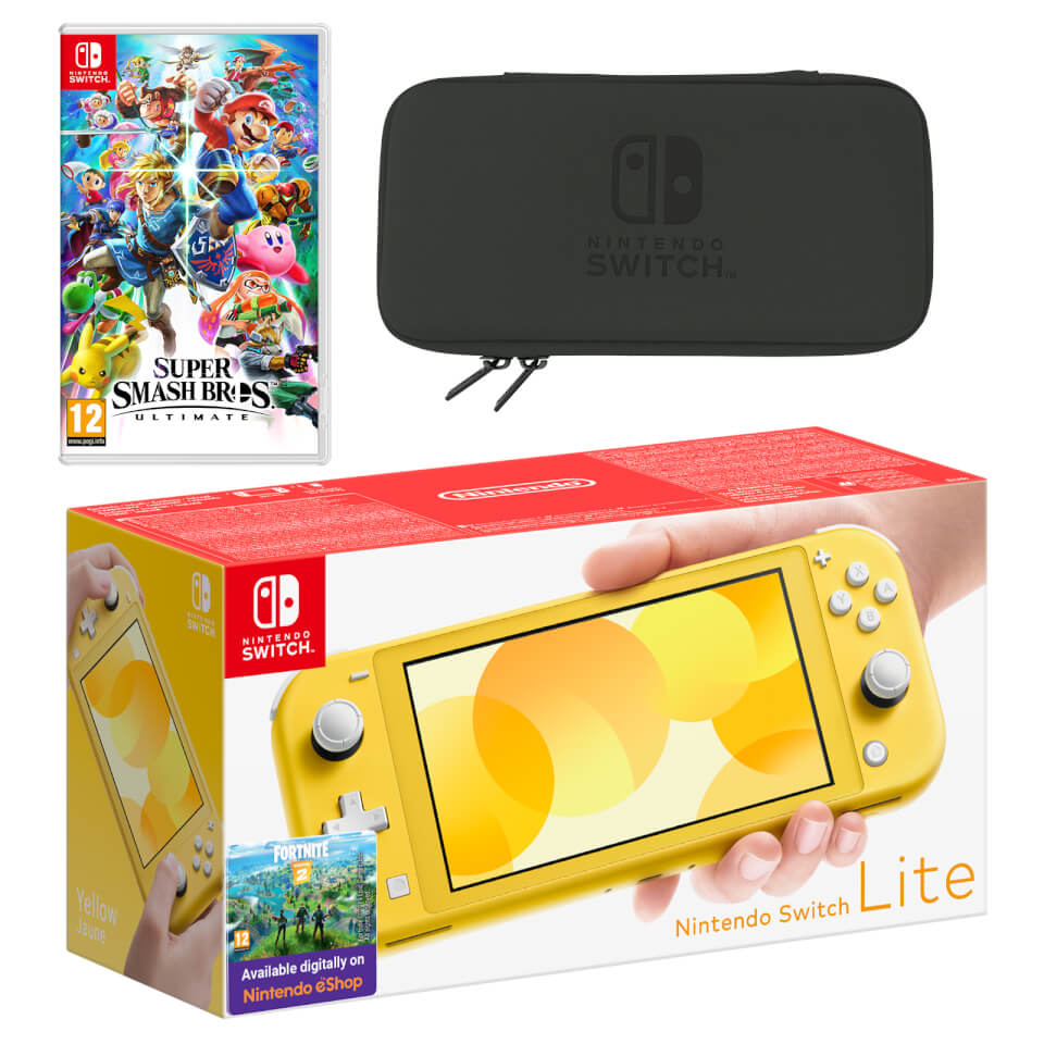 Nintendo Switch Lite (Yellow) Super Smash Bros. Ultimate