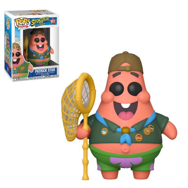 Spongebob Movie Patrick In Camping Gear Funko Pop Vinyl Pop In