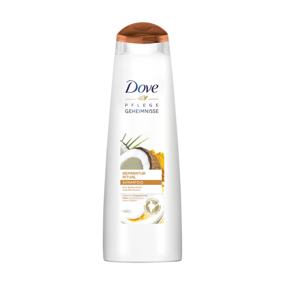 dove pflegegeheimnisse reparatur ritual mit kokosduft und kurkuma