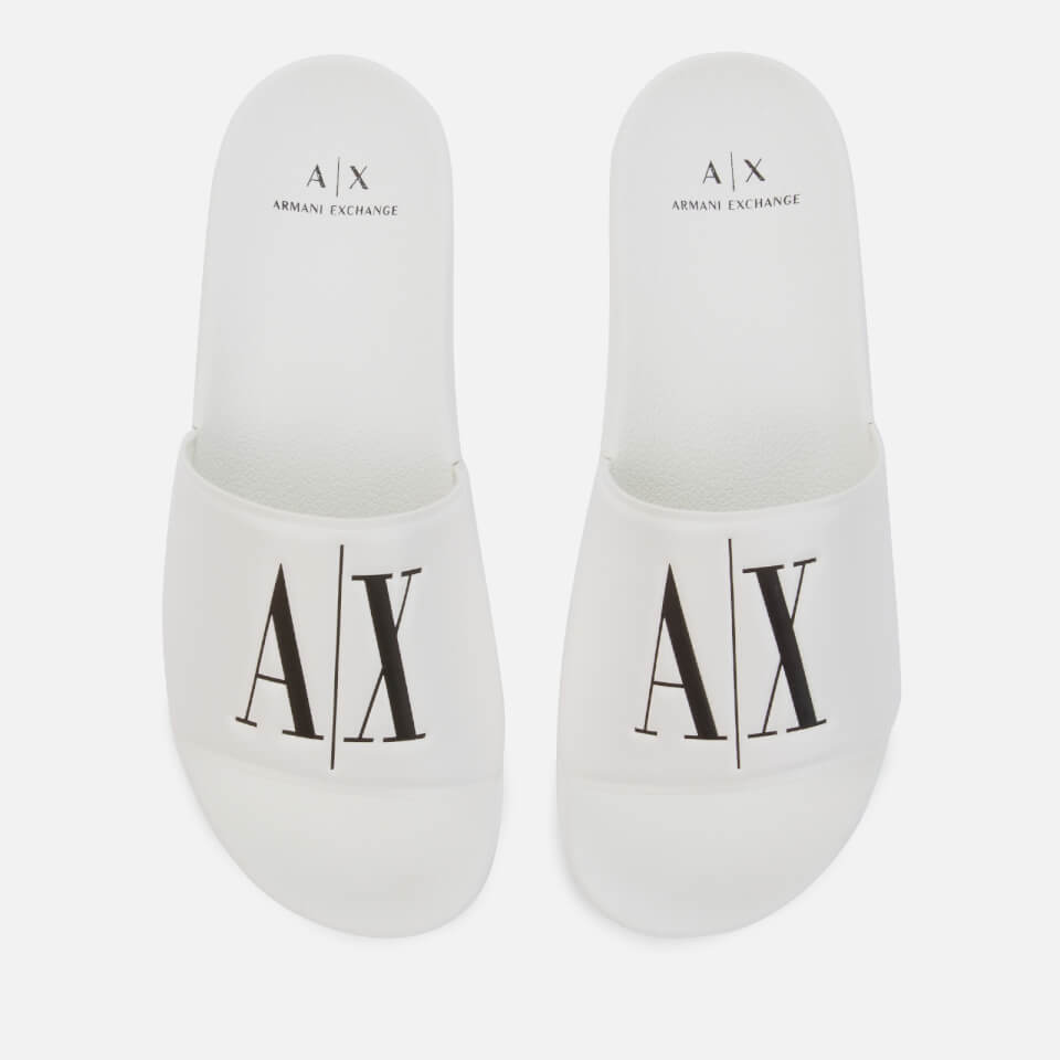 armani exchange slipper