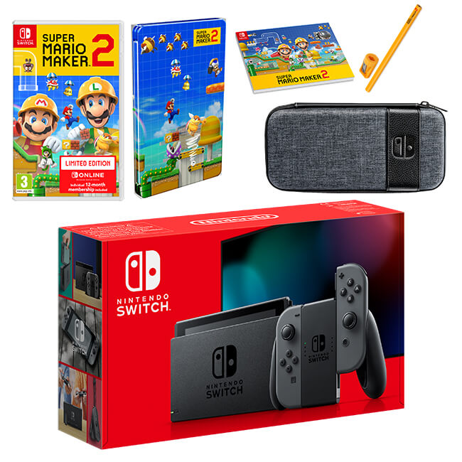 Nintendo Switch (Grey) Super Mario Maker 2 Pack | Nintendo Official UK